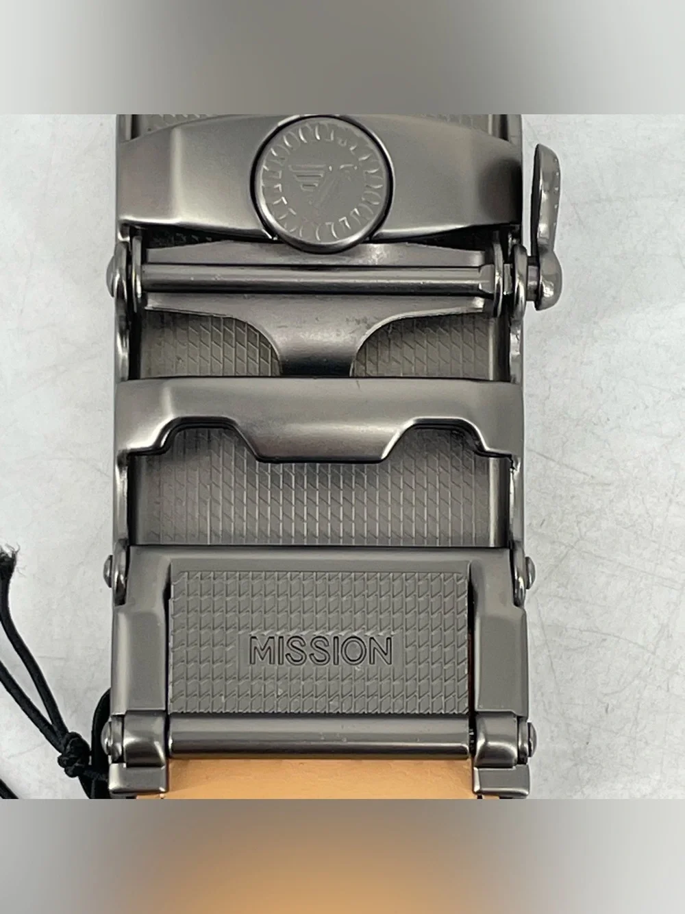 Chocolate Brown 44mm No Holes Adjustable Ratchet Belt Mission Belt- XL 39-42 in